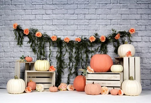Kate Sweet as Pumpkin Pie 1st Birthday Backdrops Designed by Arica Kirby - Image 2