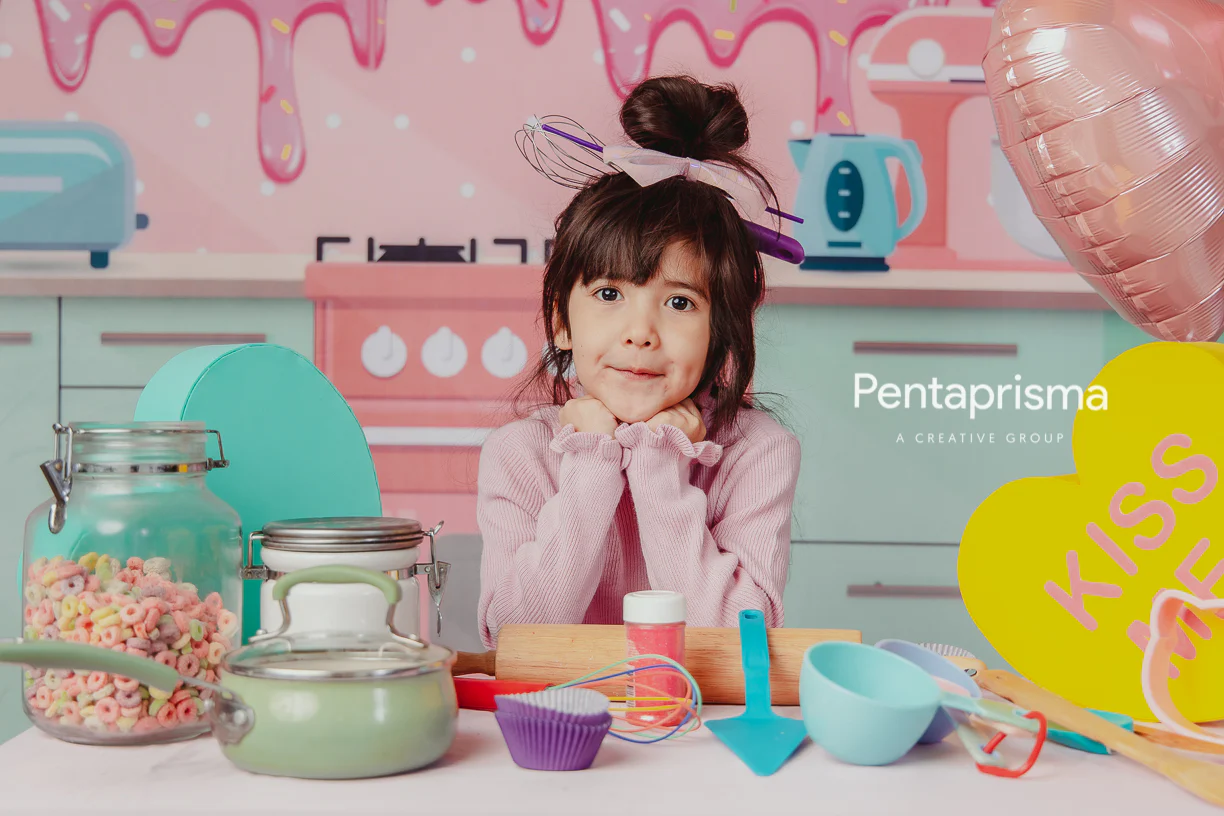 Kate Sweet Cute Kitchen Backdrop Designed by Pentaprisma - Image 4