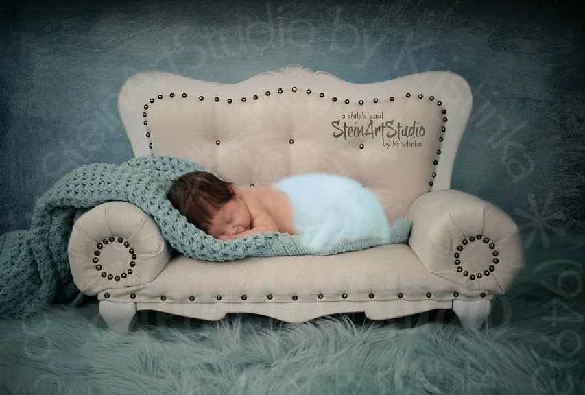 Kate Texture Fine Art Blue Lagune Backdrop designed by Veronika Gant - Image 3