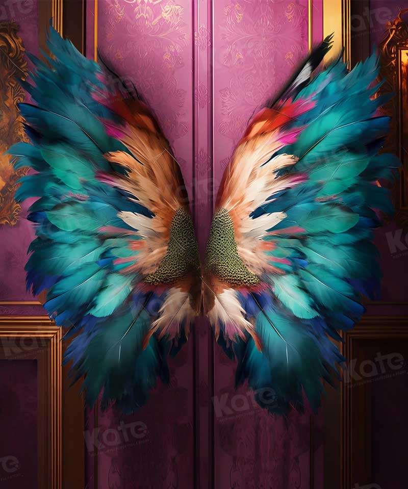 Kate Texture Wall Green Wing Backdrop for Photography - Image 3