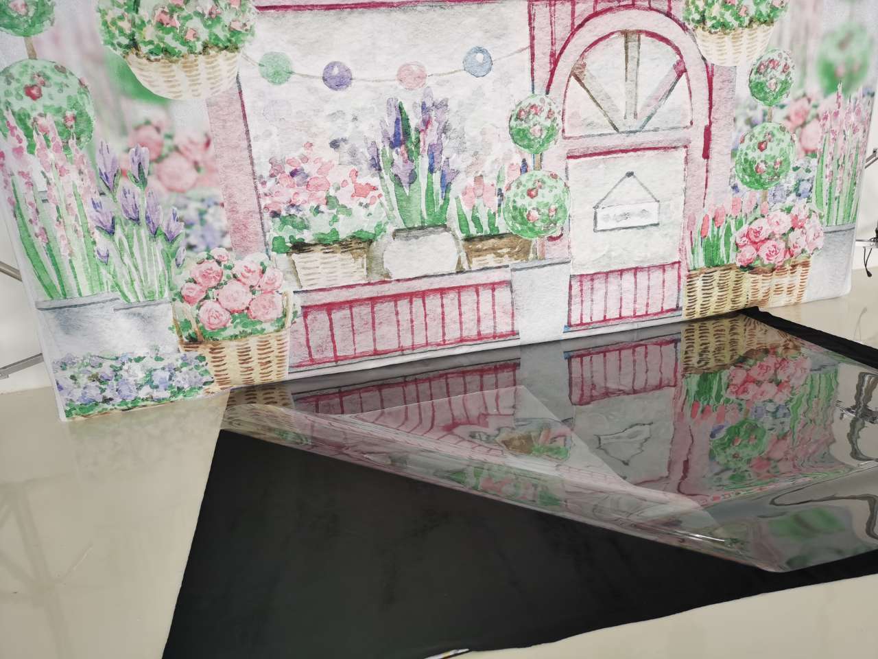 Kate Transparent PVC Reflection floor mat for Cake Smash - Image 6