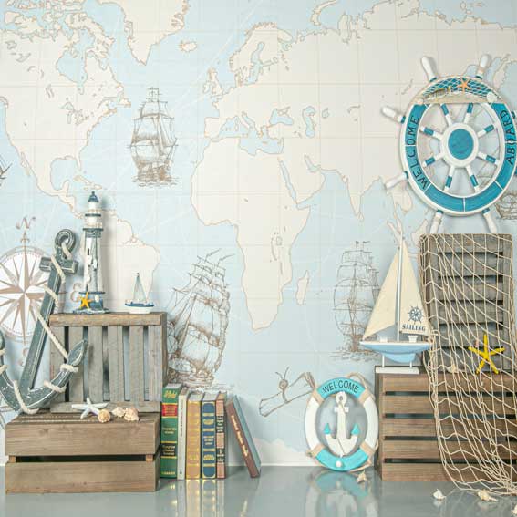 Kate Travel Around the World Summer Children Backdrop Designed by Jia Chan Photography - Image 2