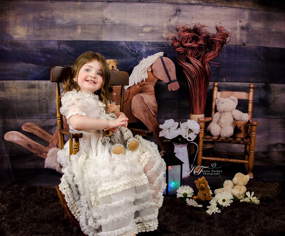 Kate Trojan and Teddy Bear Children Backdrop for Photography Designed by Amanda Moffatt - Image 5