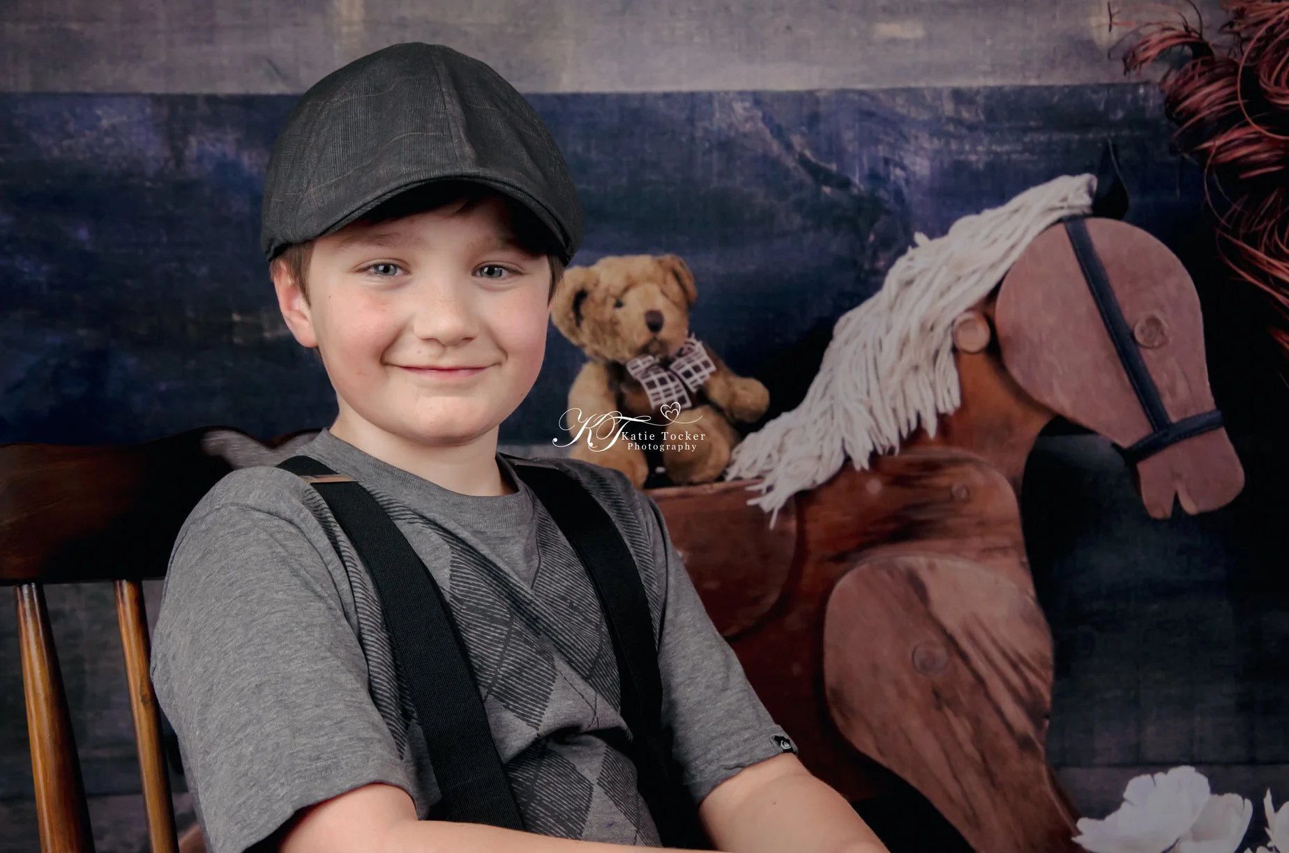 Kate Trojan and Teddy Bear Children Backdrop for Photography Designed by Amanda Moffatt - Image 6