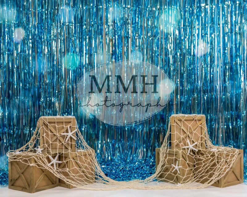 Kate Undersea Sequin Mermaid Backdrop Designed by Melissa McCraw-Hummer - Image 5