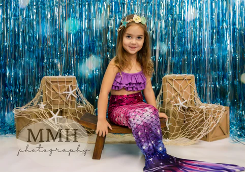 Kate Undersea Sequin Mermaid Backdrop Designed by Melissa McCraw-Hummer - Image 6