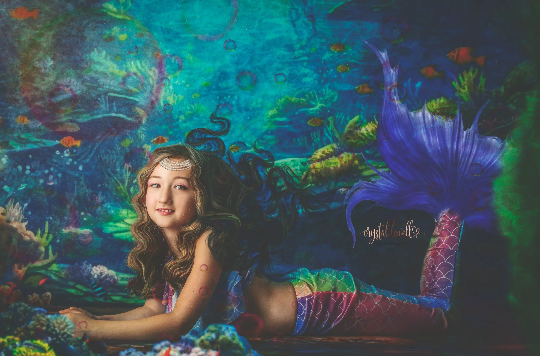 Kate Underwater Ocean Reef Backdrop Designed by Mandy Ringe Photography - Image 3