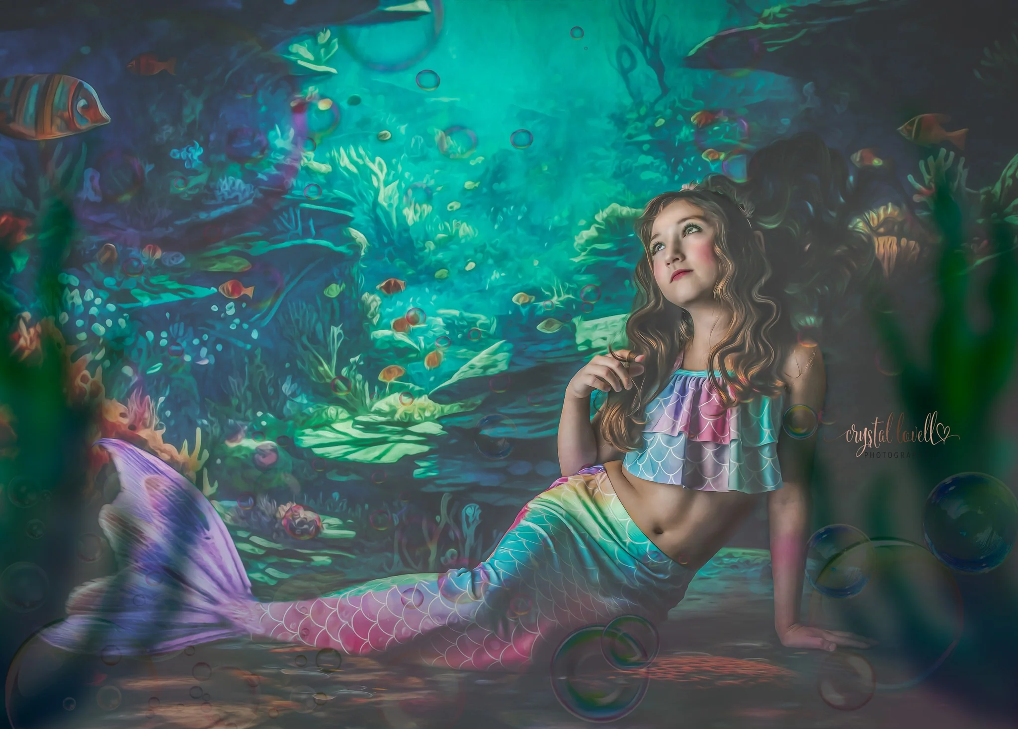 Kate Underwater Ocean Reef Backdrop Designed by Mandy Ringe Photography - Image 4