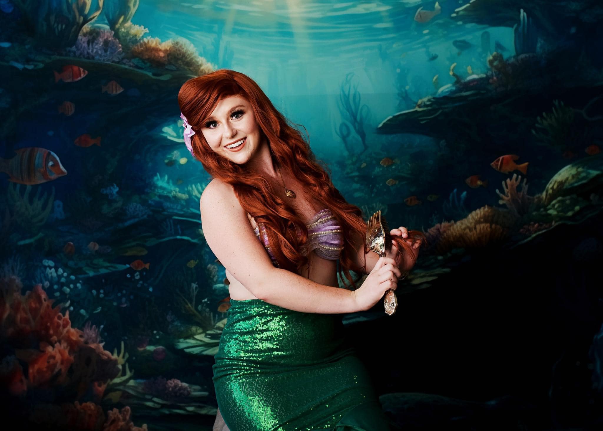 Kate Underwater World Backdrop+Ocean Reef Floor Designed by Mandy Ringe Photography - Image 3