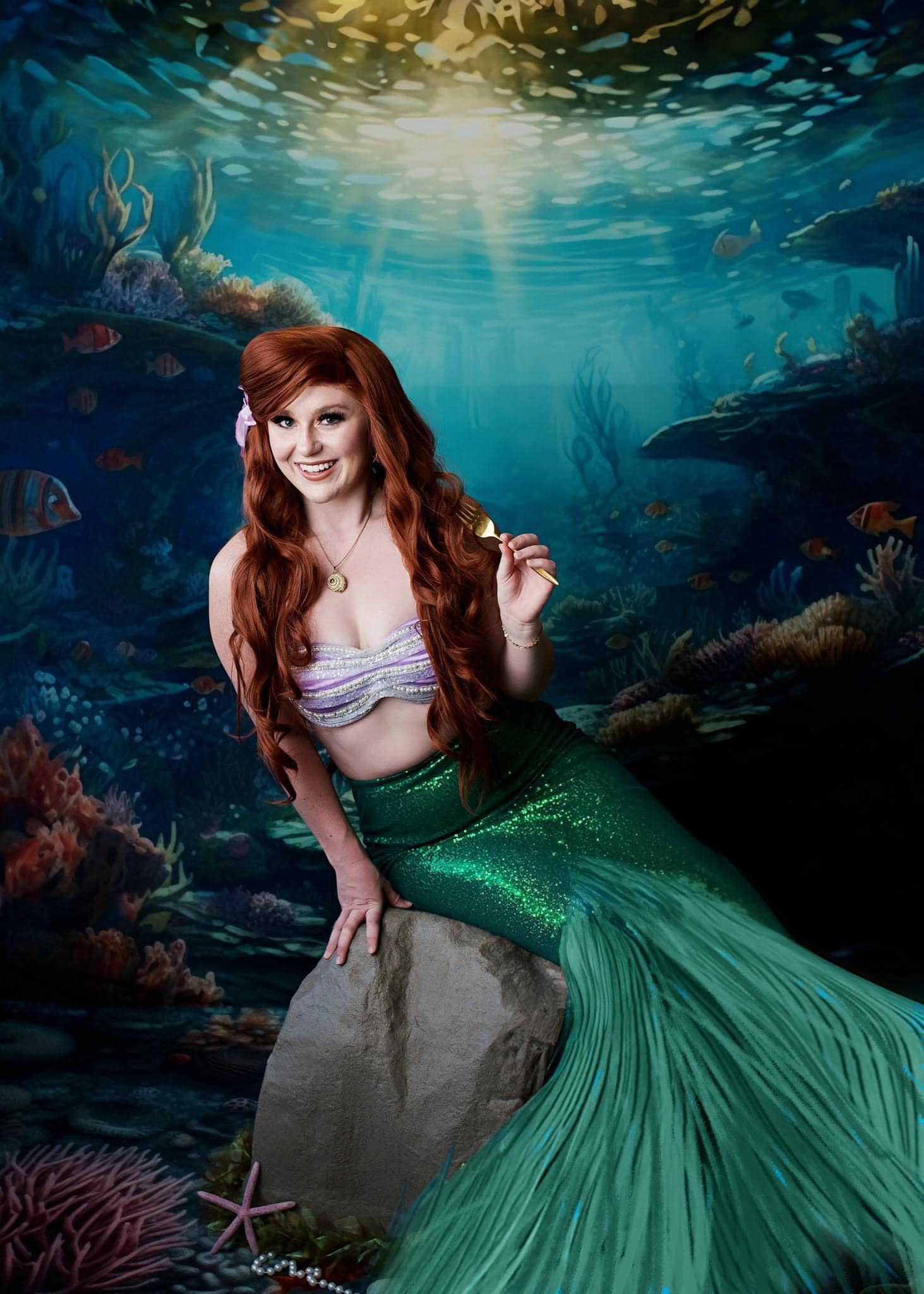 Kate Underwater World Backdrop+Ocean Reef Floor Designed by Mandy Ringe Photography - Image 4