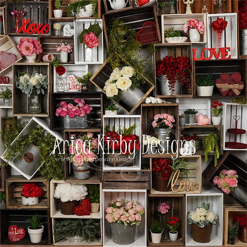 Kate Valentine Floral Crate Backdrop designed by Arica Kirby - Image 2