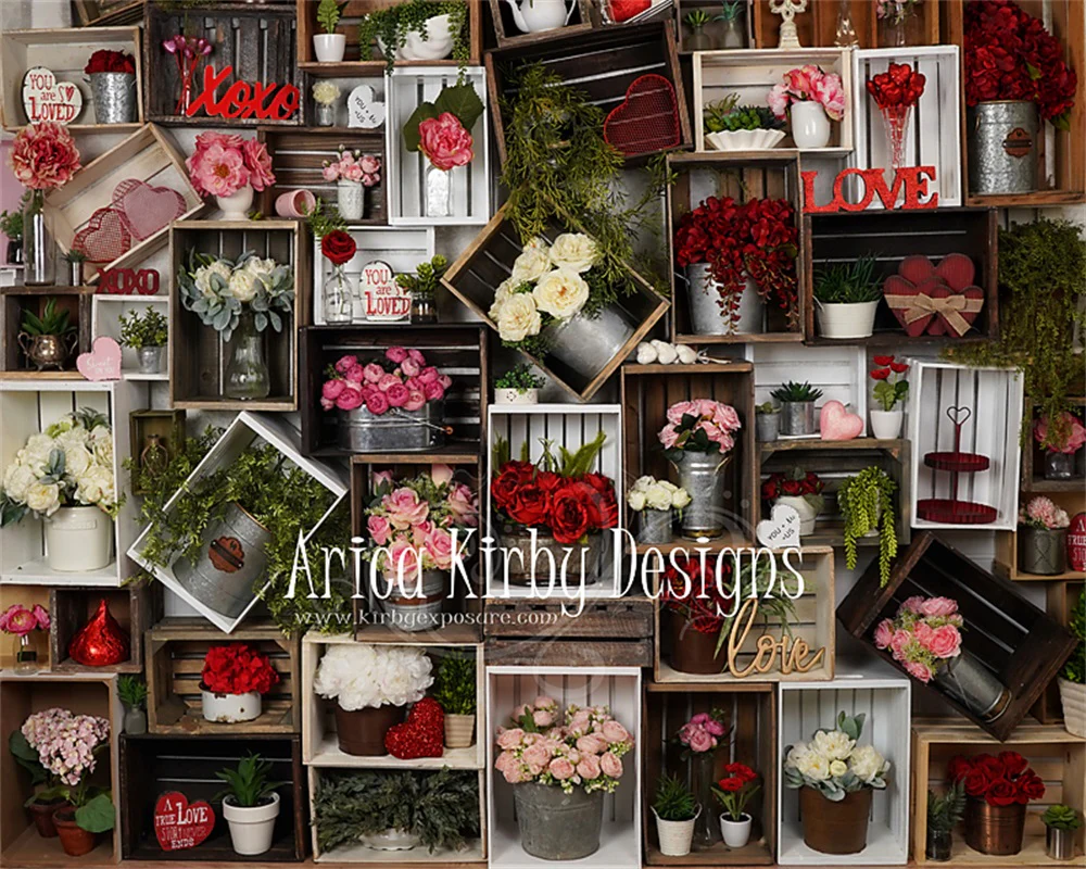 Kate Valentine Floral Crate Backdrop designed by Arica Kirby - Image 3