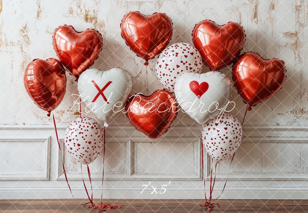 Kate Valentine Heart Balloon Wall Backdrop Designed by Emetselch - Image 2