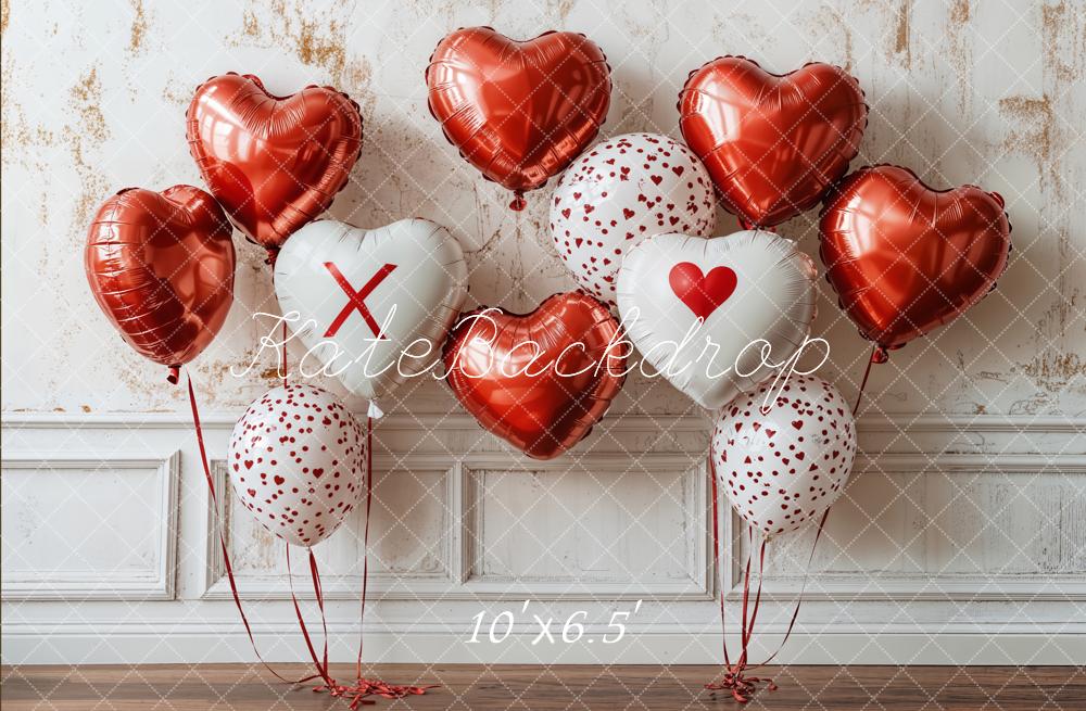 Kate Valentine Heart Balloon Wall Backdrop Designed by Emetselch - Image 5