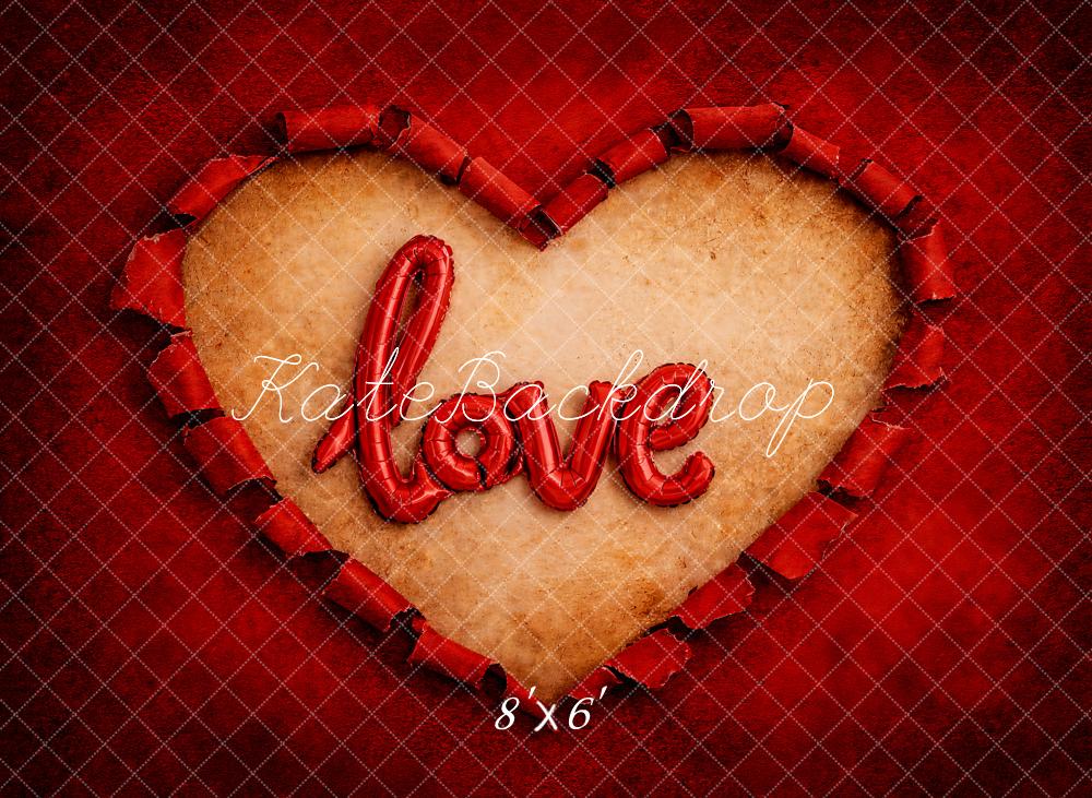 Kate Valentine Heart Love Balloon Letters Backdrop Designed by Kerry Anderson - Image 3
