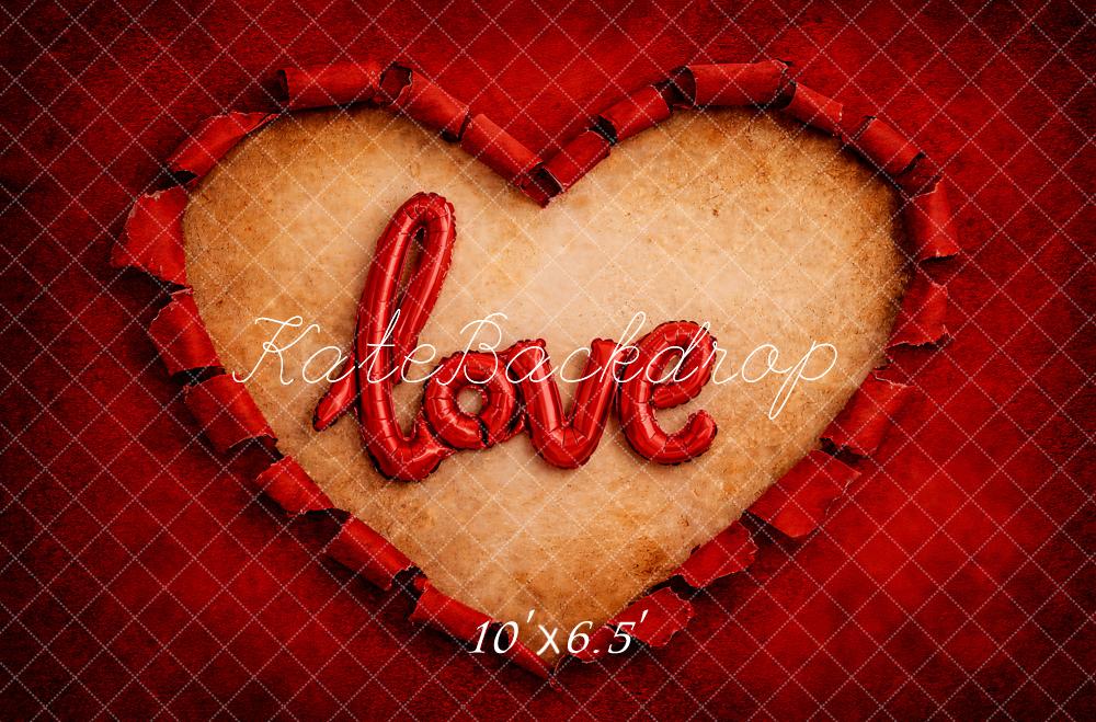 Kate Valentine Heart Love Balloon Letters Backdrop Designed by Kerry Anderson - Image 4