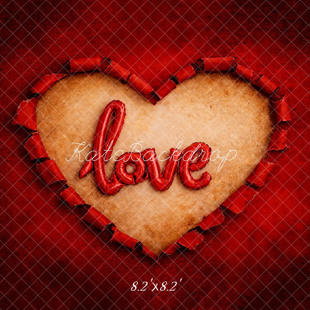 Kate Valentine Heart Love Balloon Letters Backdrop Designed by Kerry Anderson - Image 5