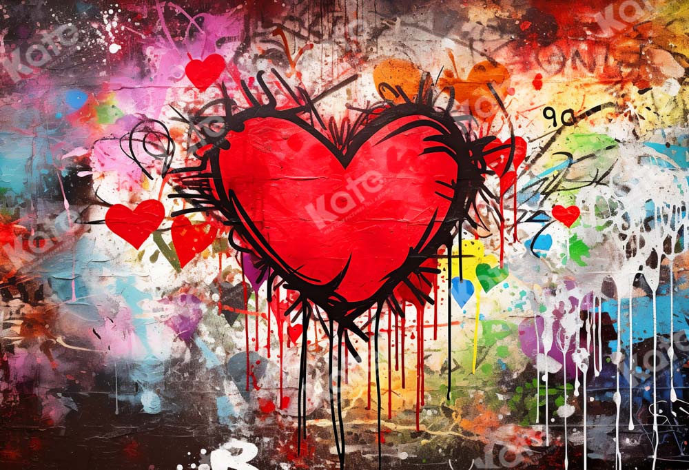 Kate Valentine Love Doodle Backdrop Designed by Chain Photography - Image 2