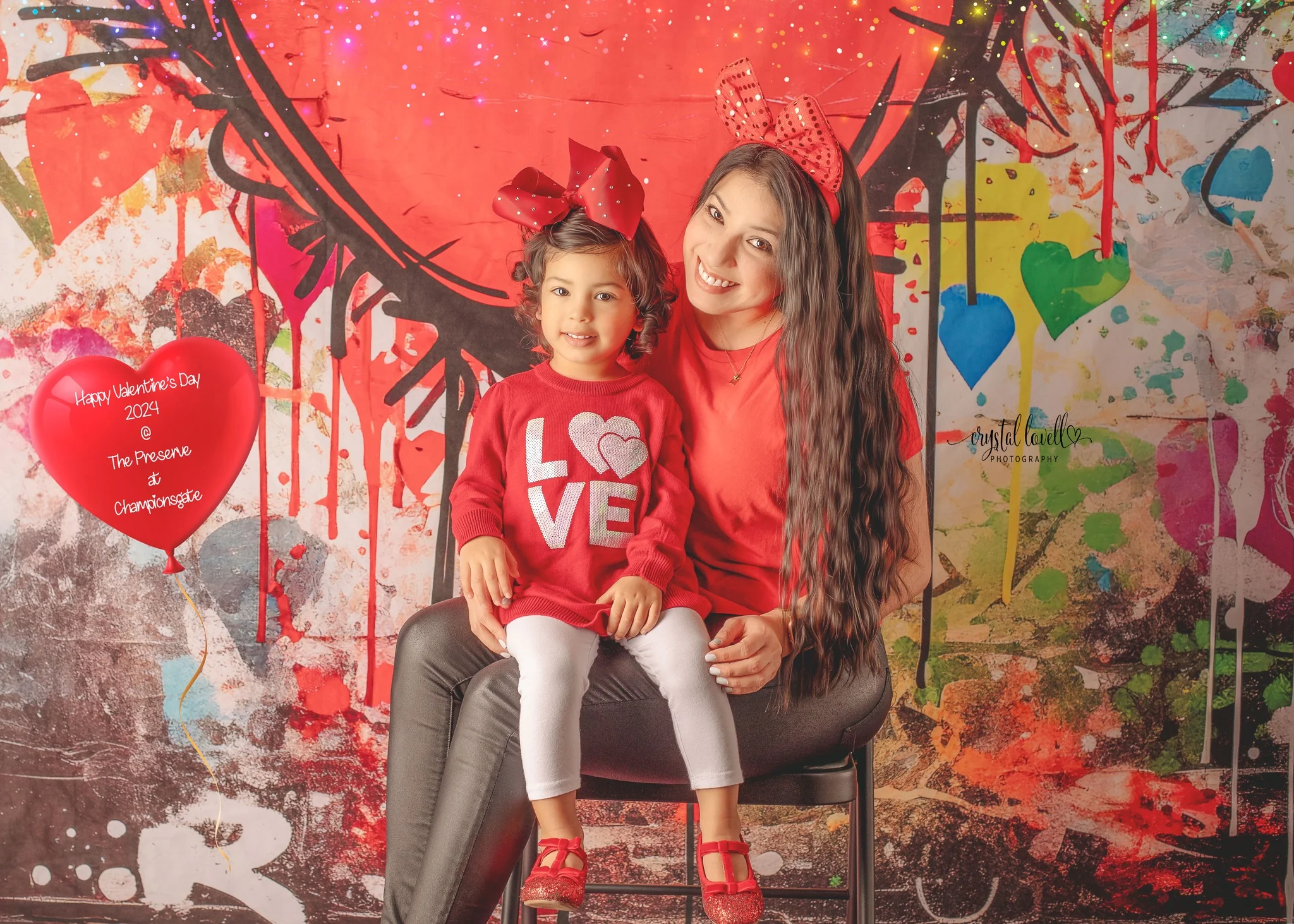 Kate Valentine Love Doodle Backdrop Designed by Chain Photography - Image 4