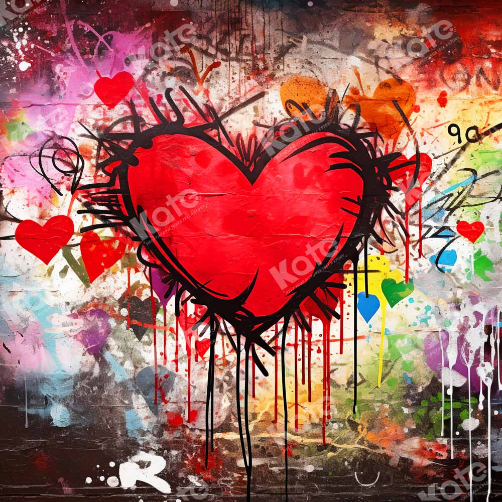 Kate Valentine Love Doodle Backdrop Designed by Chain Photography - Image 5