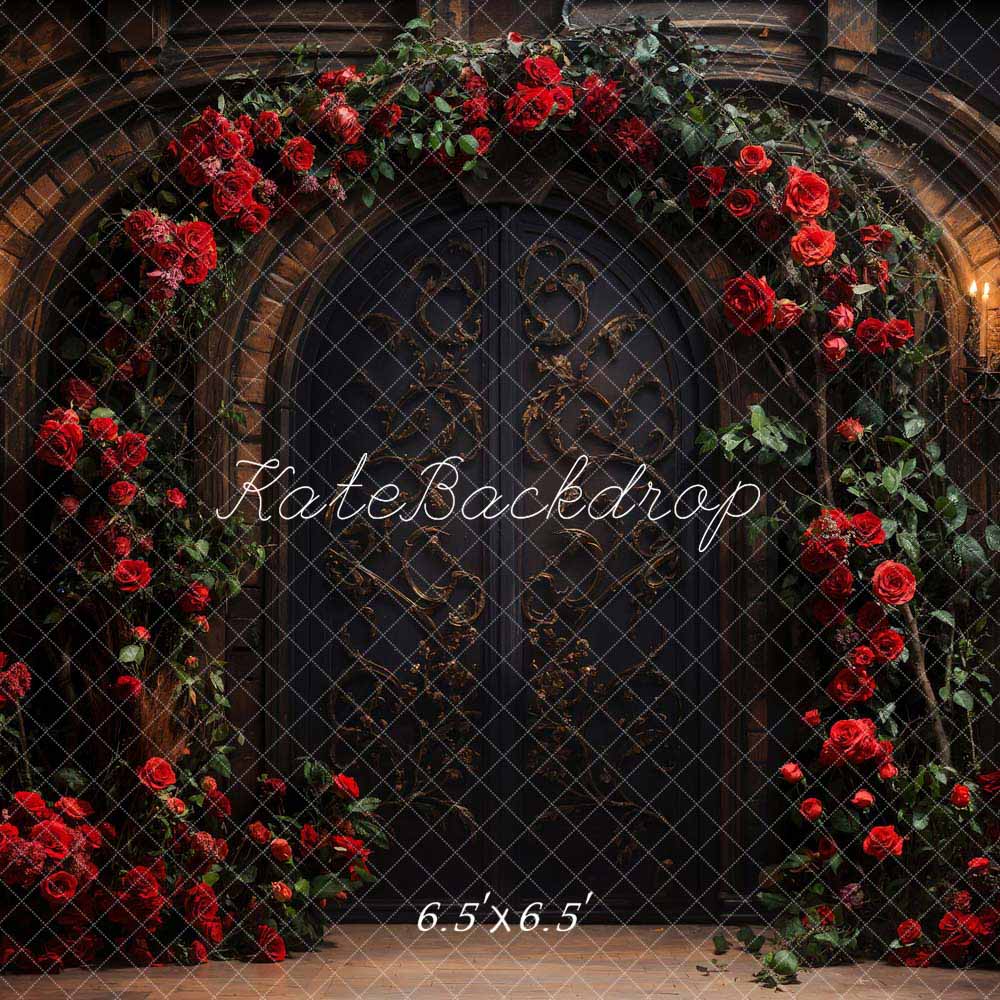 Kate Valentine Rose Metal Door Backdrop Designed by Chain Photography - Image 2