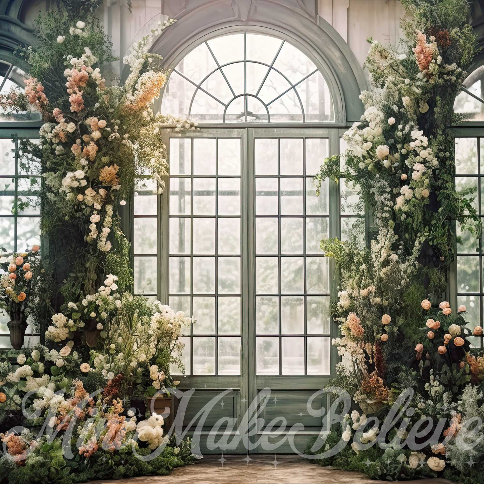 Kate Valentine Spring Window Flower Backdrop Designed by Mini MakeBelieve - Image 4