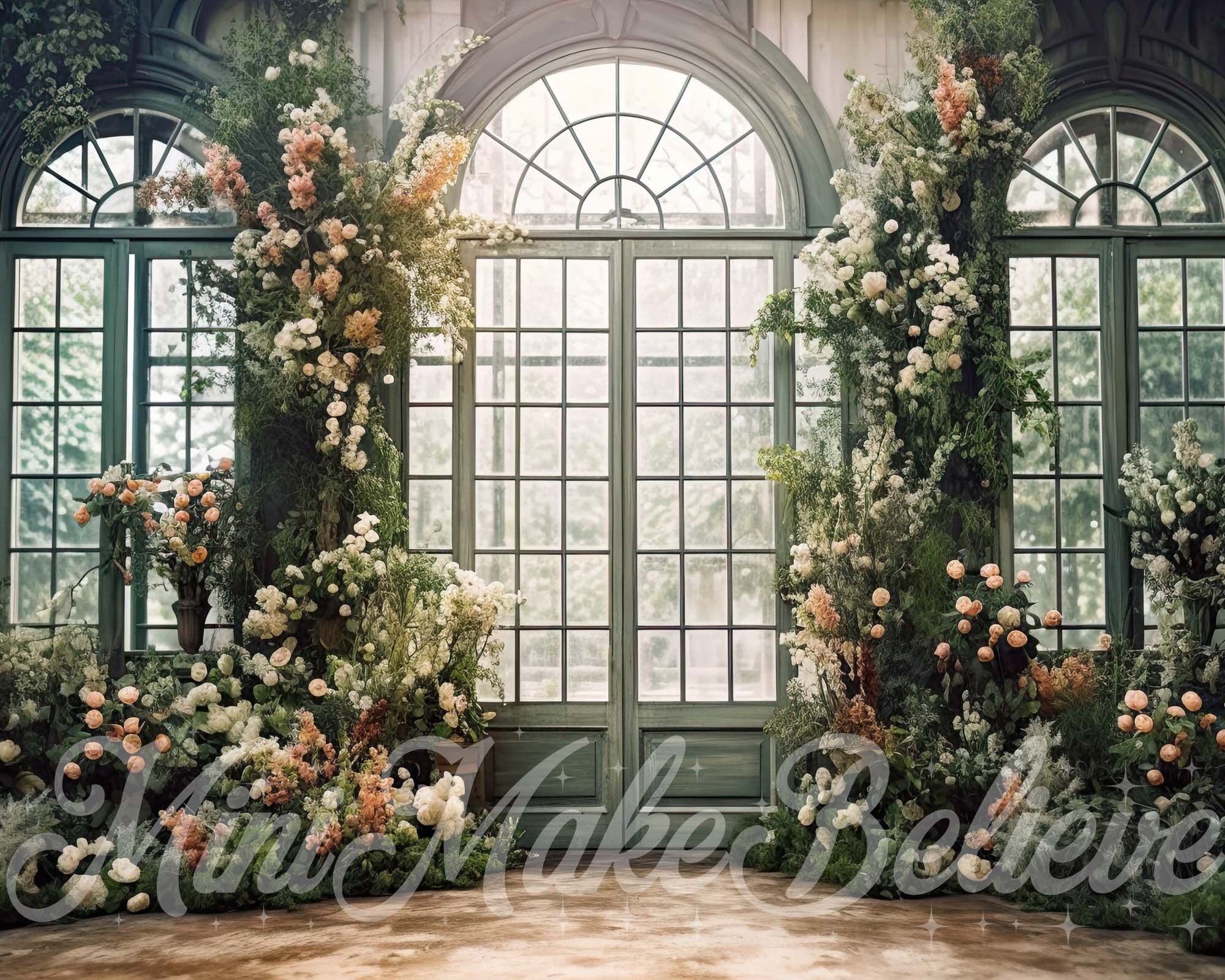 Kate Valentine Spring Window Flower Backdrop Designed by Mini MakeBelieve - Image 6
