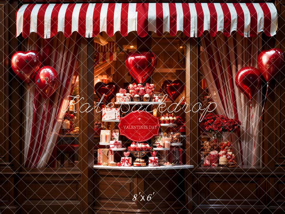 Kate Valentine's Day Balloon Gift Shop Backdrop Designed by Chain Photography - Image 3