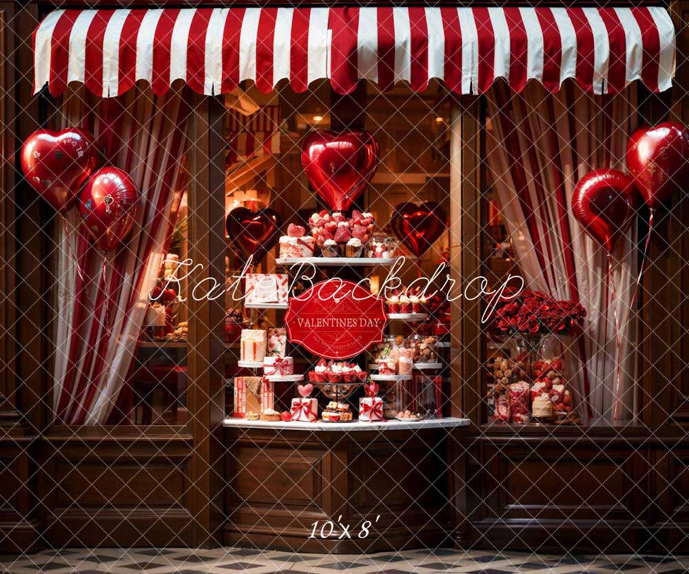 Kate Valentine's Day Balloon Gift Shop Backdrop Designed by Chain Photography - Image 4