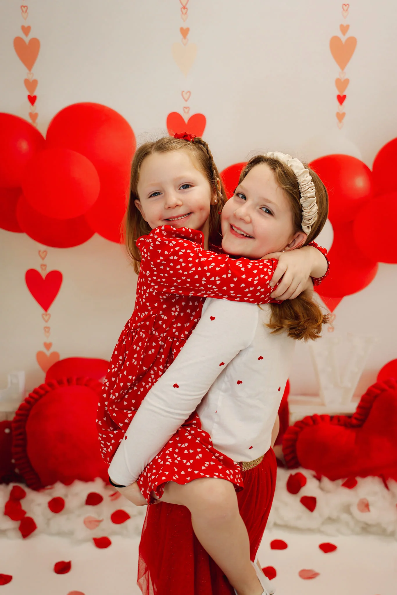 Kate Valentine's Day Balloons Love Heart Backdrop Designed by Uta Mueller Photography - Image 5