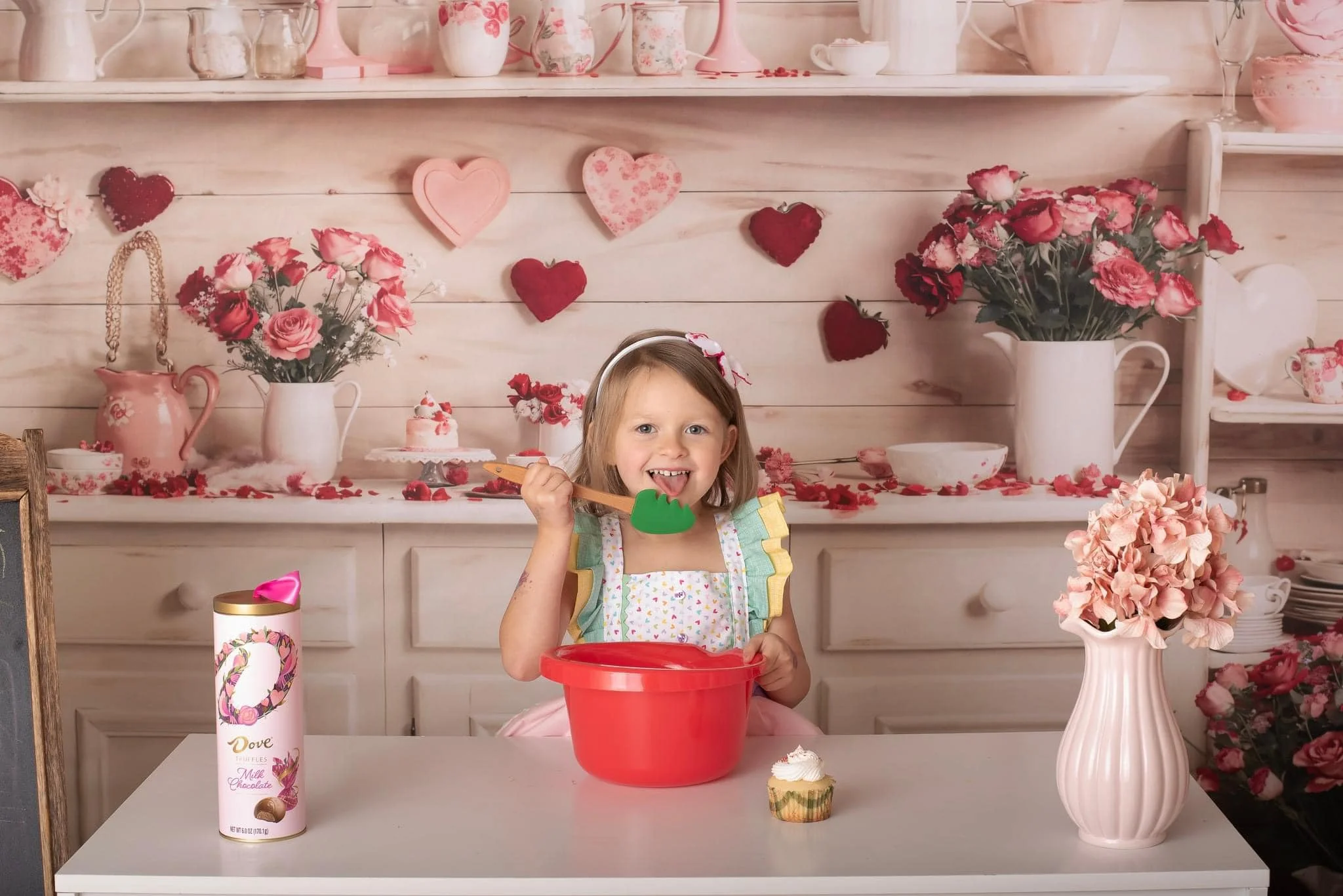 Kate Valentine's Day Beige Kitchen Backdrop Designed by Emetselch - Image 11