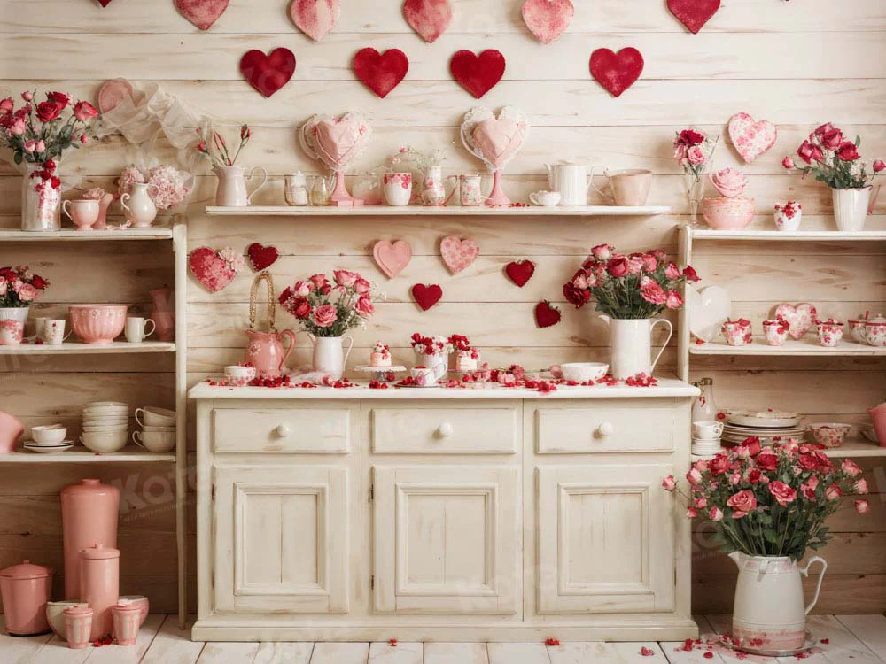 Kate Valentine's Day Beige Kitchen Backdrop Designed by Emetselch - Image 8