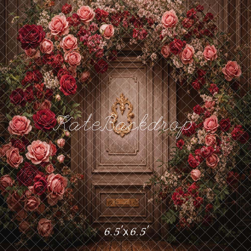 Kate Valentine's Day Floral Metal Door Backdrop Designed by Chain Photography - Image 2