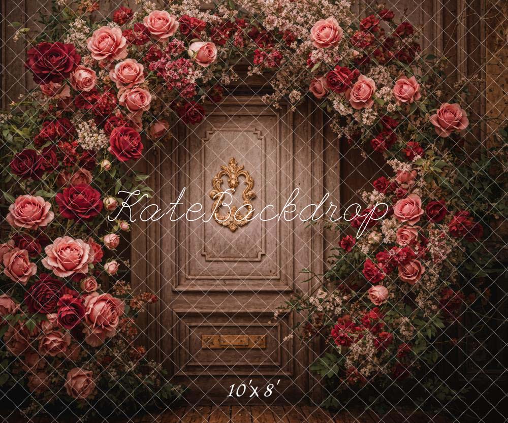 Kate Valentine's Day Floral Metal Door Backdrop Designed by Chain Photography - Image 3