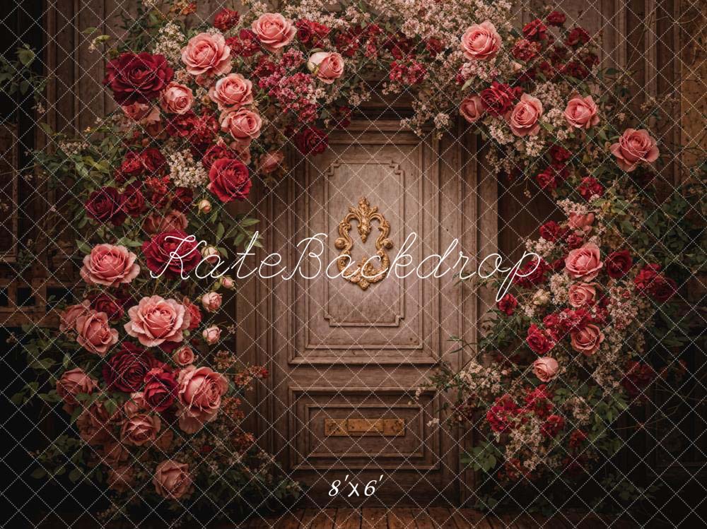 Kate Valentine's Day Floral Metal Door Backdrop Designed by Chain Photography - Image 4