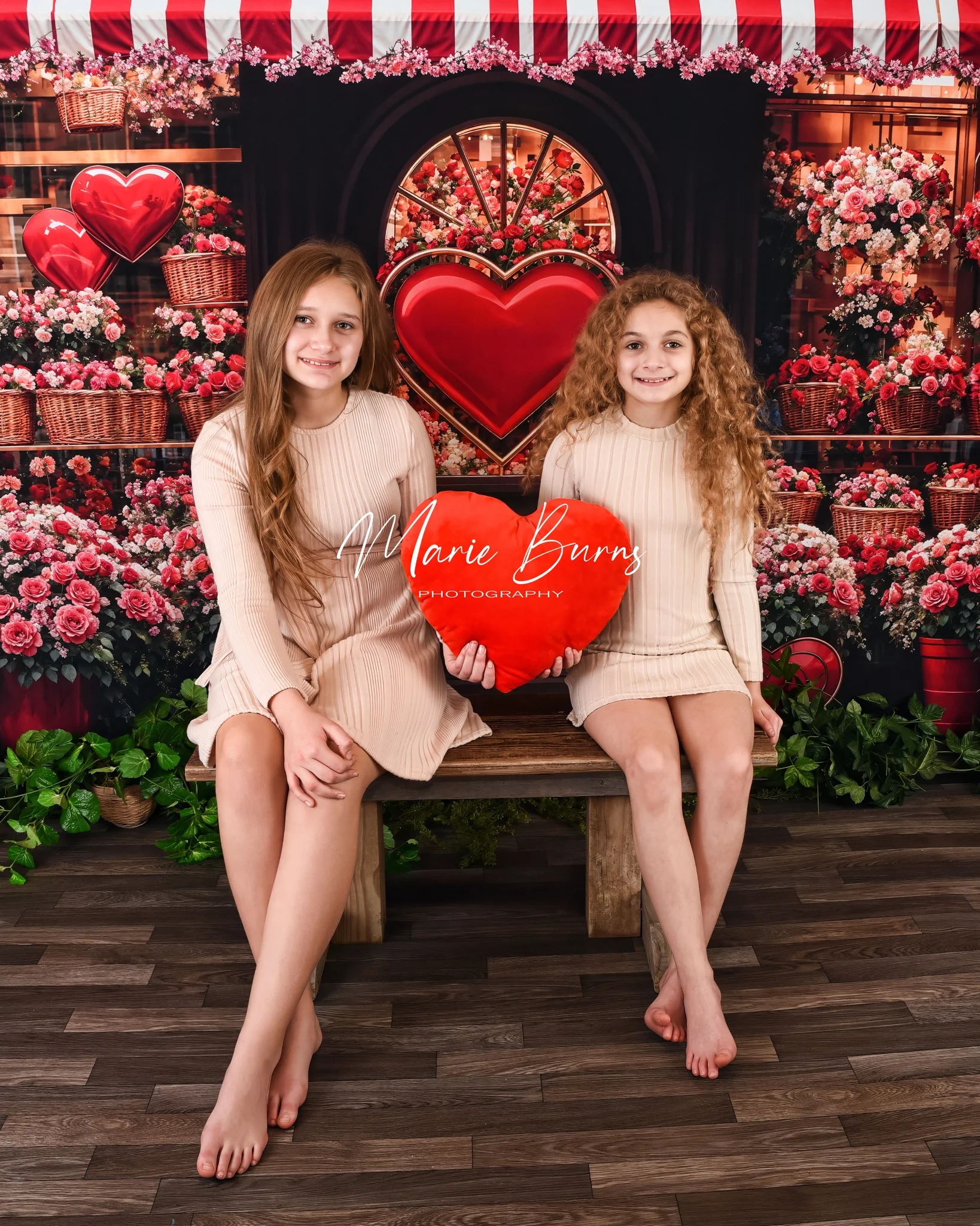 Kate Valentine's Day Flower Shop Backdrop Designed by Emetselch - Image 3