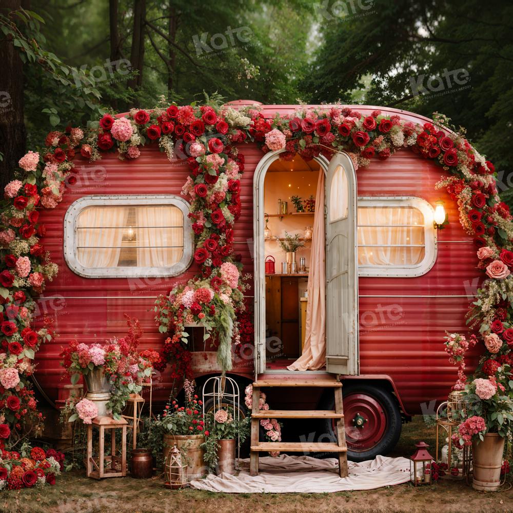 Kate Valentine's Day Flowers Bus Backdrop Designed by Emetselch - Image 4