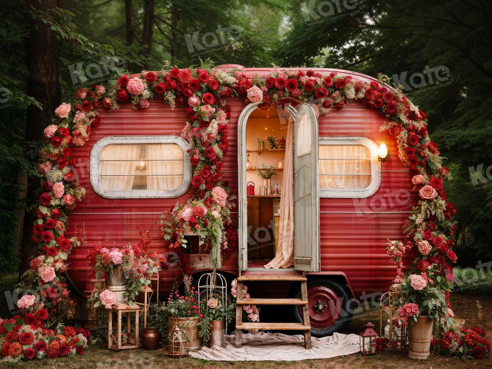 Kate Valentine's Day Flowers Bus Backdrop Designed by Emetselch - Image 5