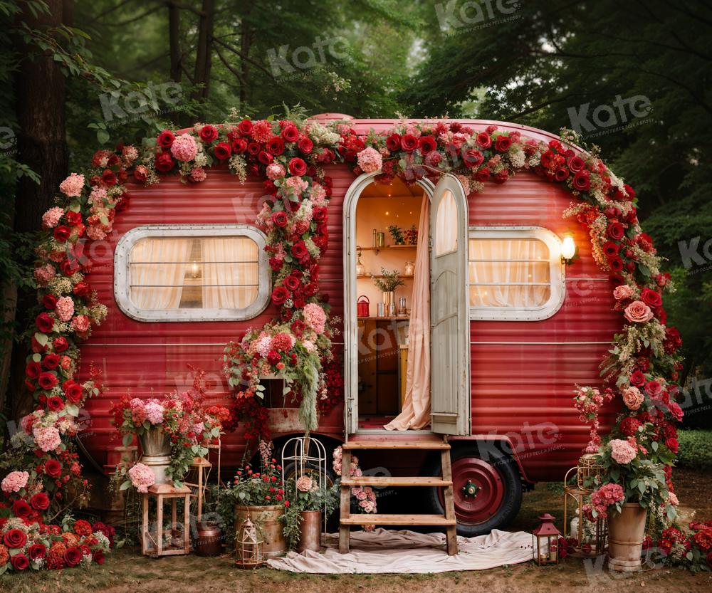 Kate Valentine's Day Flowers Bus Backdrop Designed by Emetselch - Image 6
