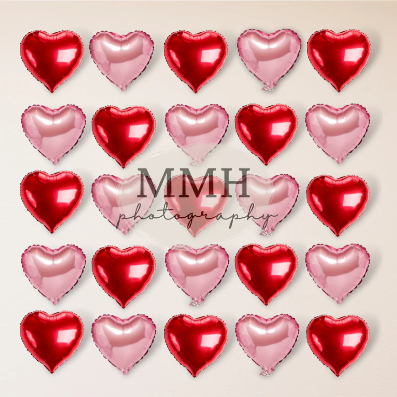 Kate Valentine's Day Heart Balloons Backdrop Designed by Melissa McCraw-Hummer - Image 2