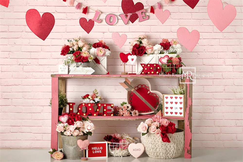 Kate Valentine's Day Love Heart Backdrop Designed by Mandy Ringe Photography - Image 2