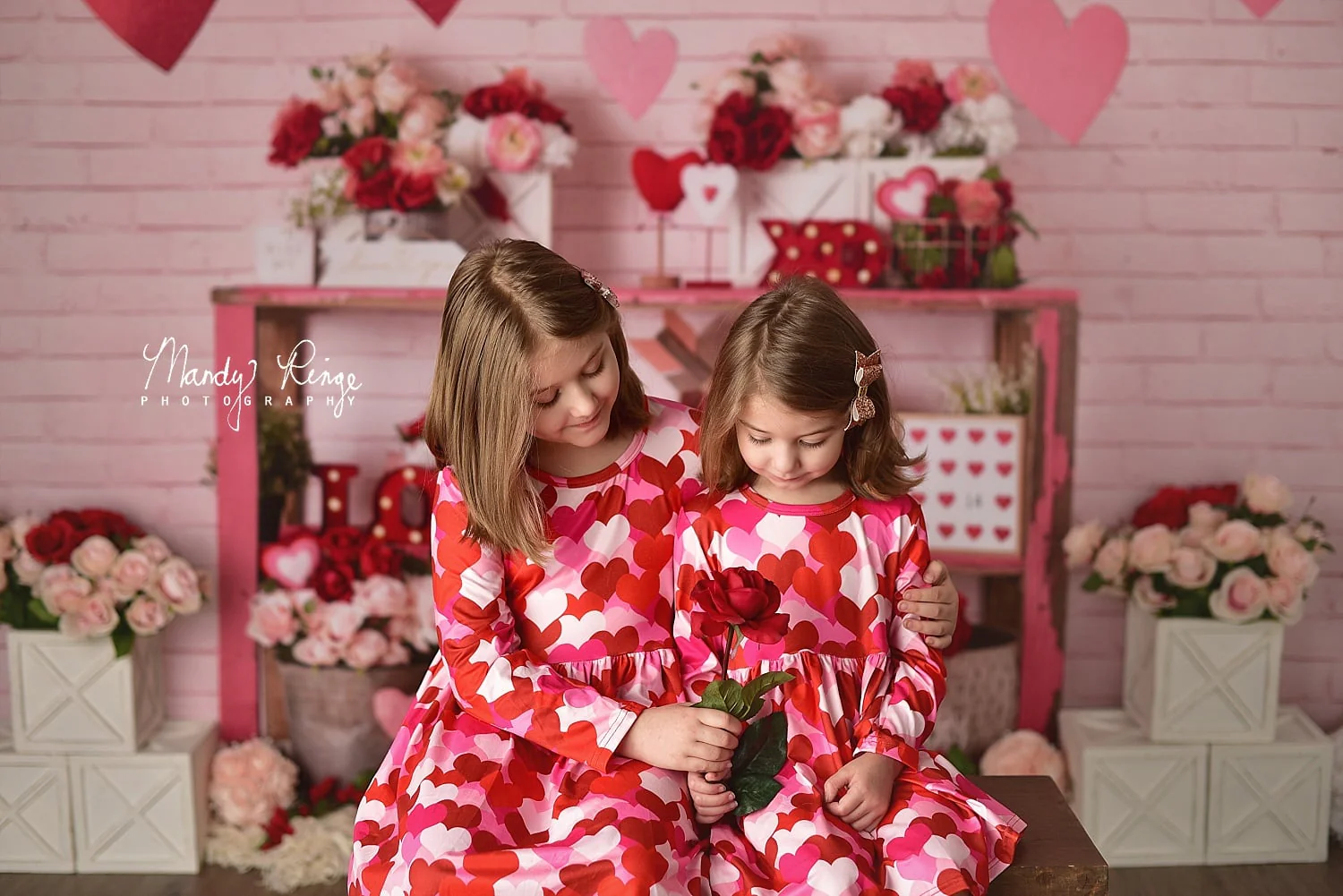 Kate Valentine's Day Love Heart Backdrop Designed by Mandy Ringe Photography - Image 3