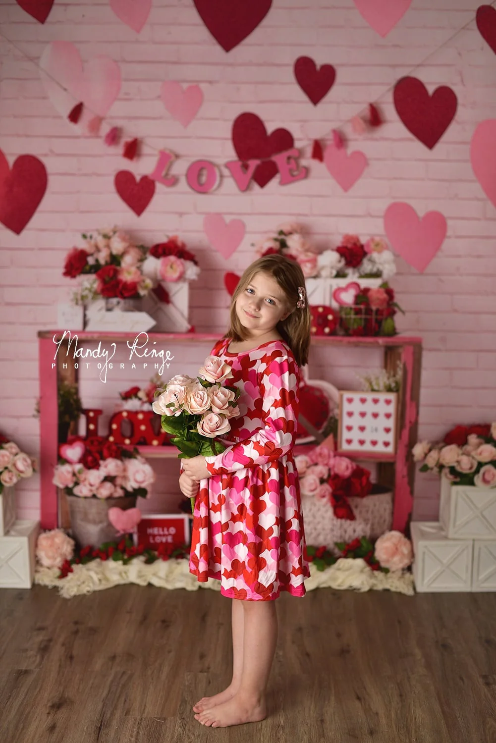 Kate Valentine's Day Love Heart Backdrop Designed by Mandy Ringe Photography - Image 4