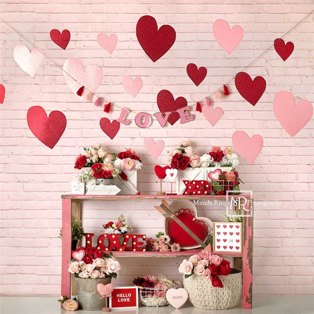 Kate Valentine's Day Love Heart Backdrop Designed by Mandy Ringe Photography - Image 5