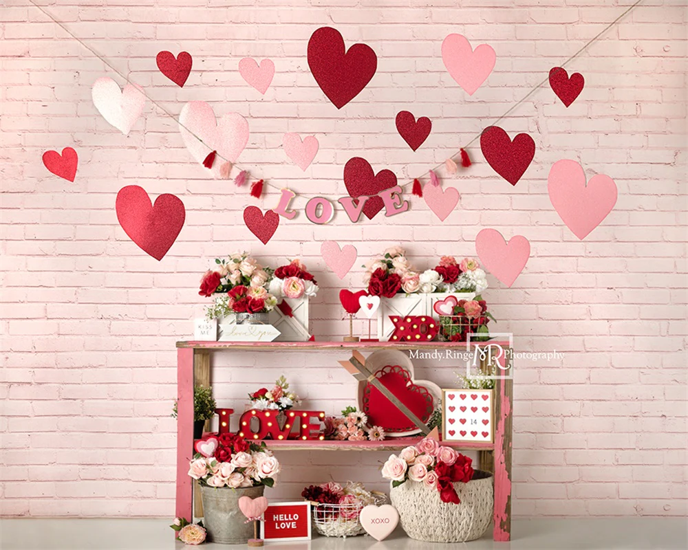 Kate Valentine's Day Love Heart Backdrop Designed by Mandy Ringe Photography - Image 6