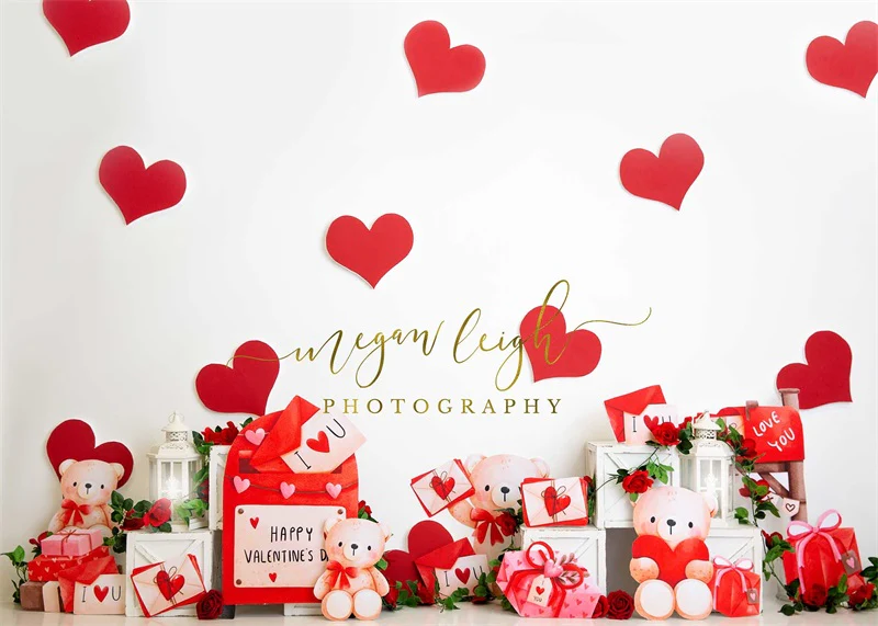 Kate Valentine's Day Love Letters Backdrop Designed by Megan Leigh Photography