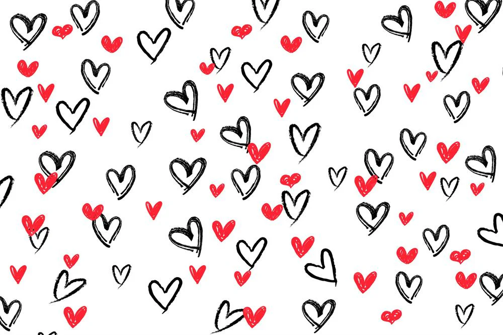 Kate Valentine's Day Red Hearts Backdrop for Photography - Image 6