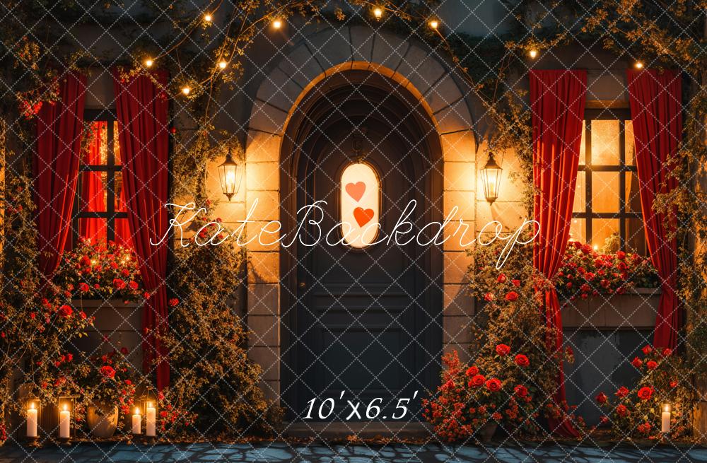 Kate Valentine's Day Romantic Doorway Floral Backdrop Designed by Emetselch - Image 4