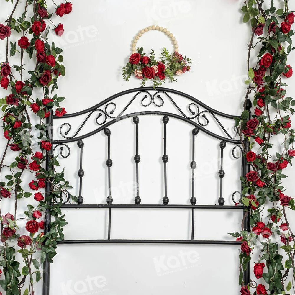 Kate Valentine's Day Romantic Rose Headboard Backdrop Designed by Emetselch - Image 2