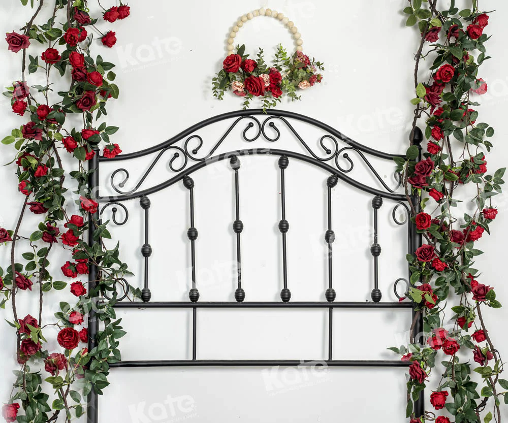 Kate Valentine's Day Romantic Rose Headboard Backdrop Designed by Emetselch - Image 3